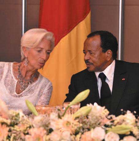 Christine Lagarde et Paul Mbiya