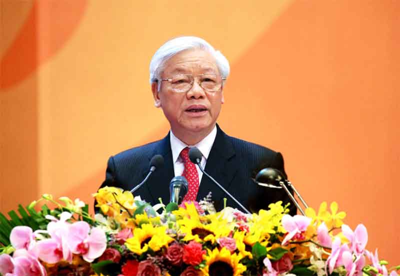 Le secrétaire général du Parti communiste vietnamien, Nguyên Phu Trong